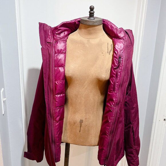 The North Face ThermoBall Eco Snow TriClimate Jacket Boysenberry Purple Size M - Picture 6 of 12